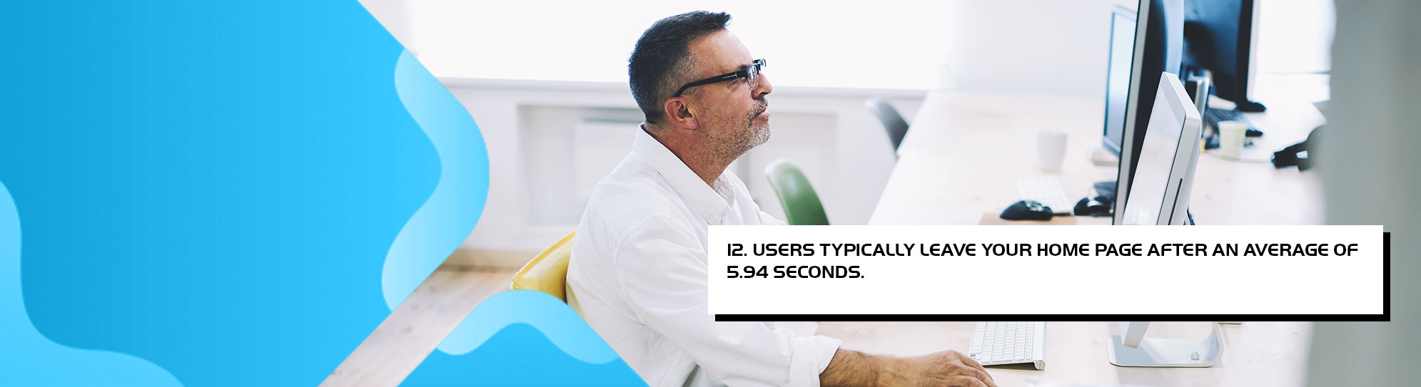 Users typically leave your home page after an average of 5.94 seconds.